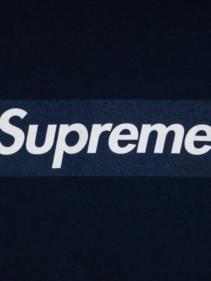 Camisetas Supreme Box Logo Long-sleeve Hombre Azules Colombia | N3J-21279