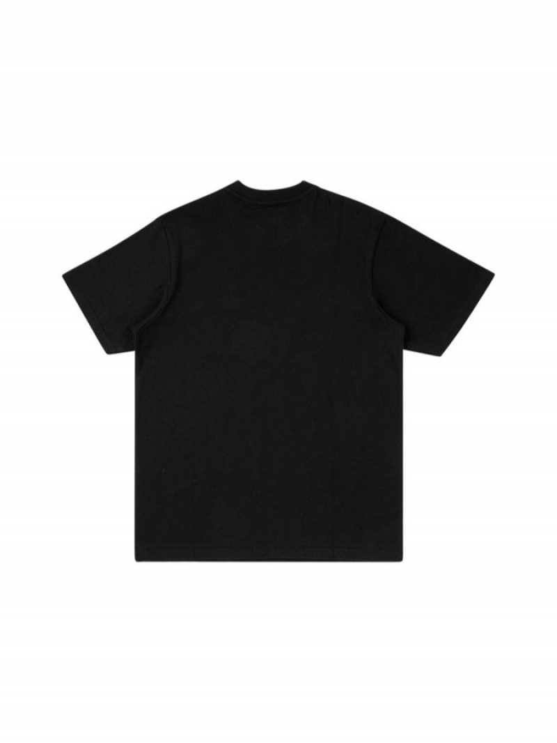 Camisetas Supreme Corta-sleeve Pocket Hombre Negras Colombia | E2S-83927