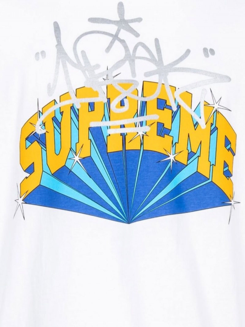 Camisetas Supreme Irak Arc Hombre Blancas Colombia | Q3T-35972