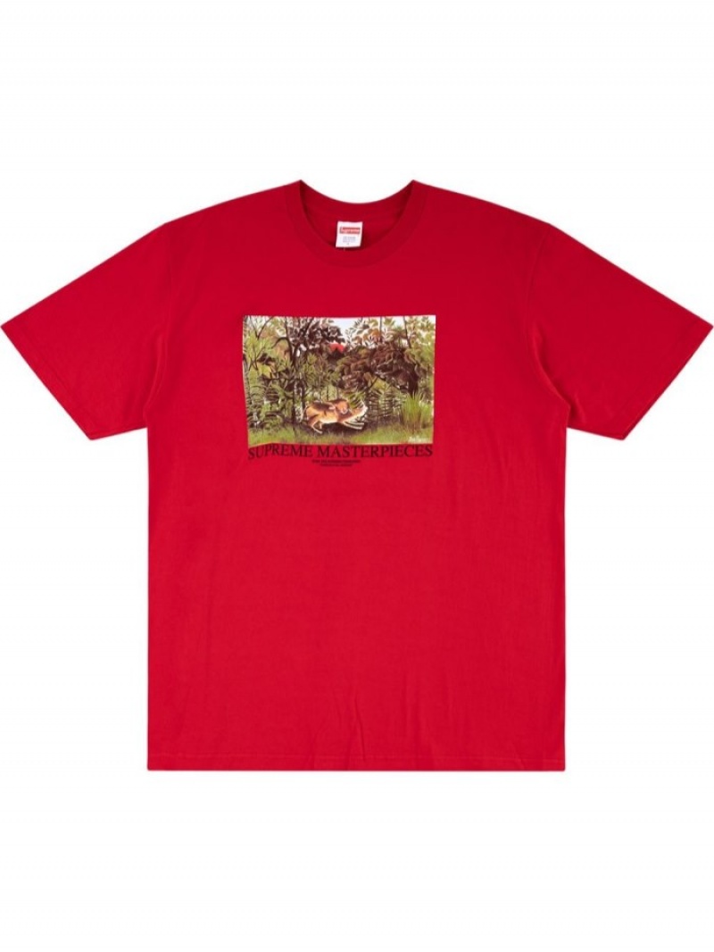 Camisetas Supreme Masterpieces Crew-neck Hombre Rojas Colombia | F6P-85455