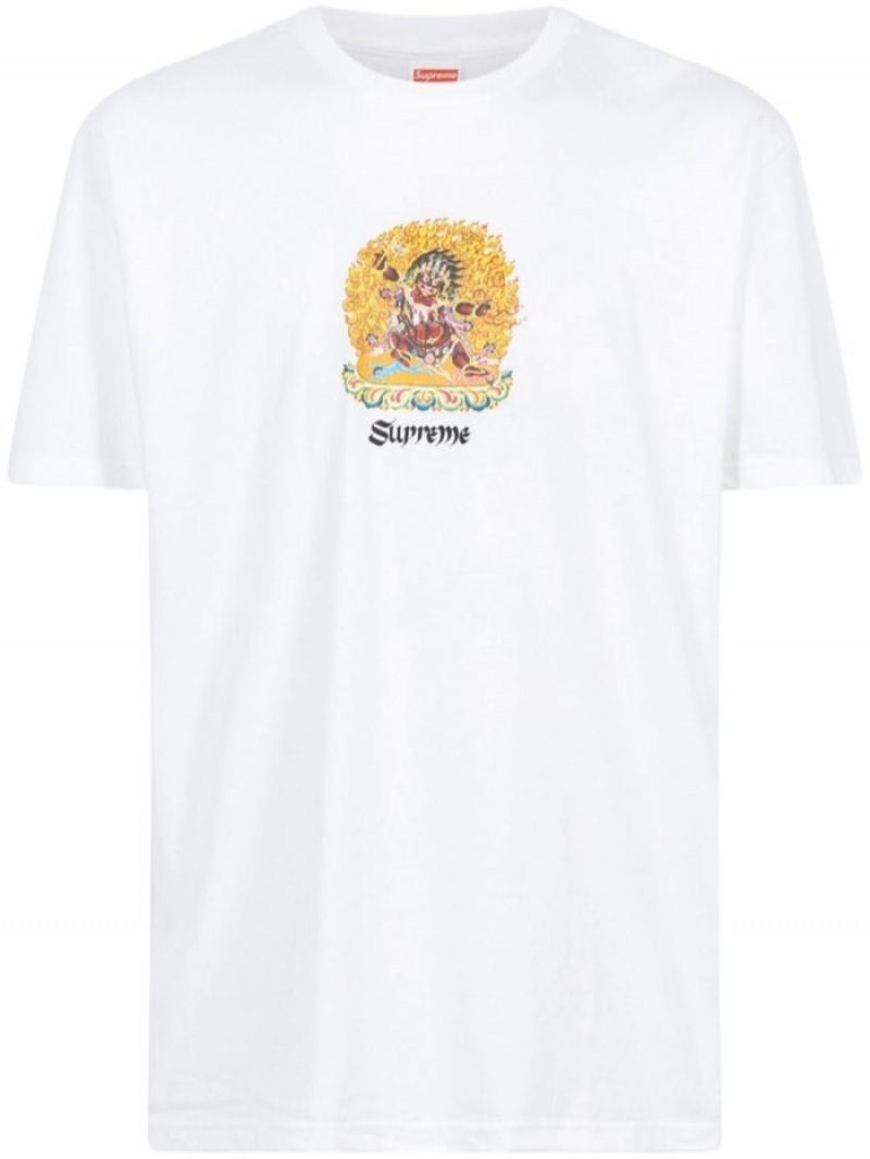 Camisetas Supreme Person Corta-sleeve Hombre Blancas Colombia | R7K-59208