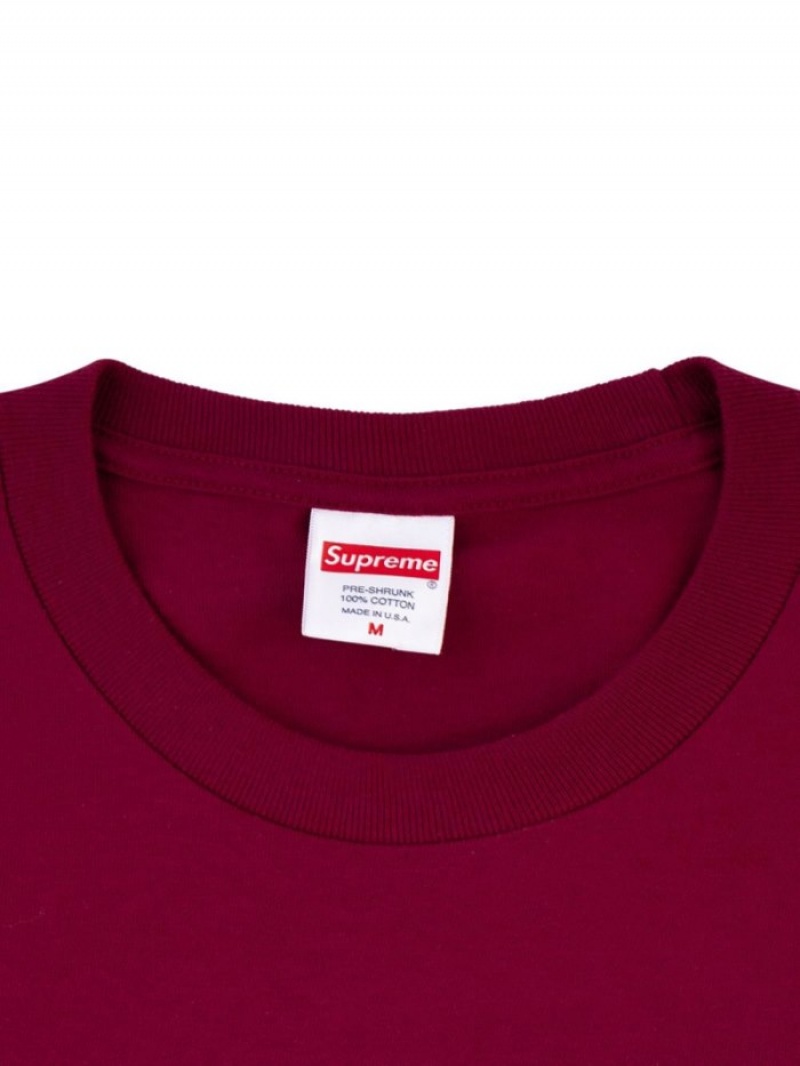 Camisetas Supreme Pharoah Sanders Crew Neck Hombre Rojas Colombia | X4B-40888