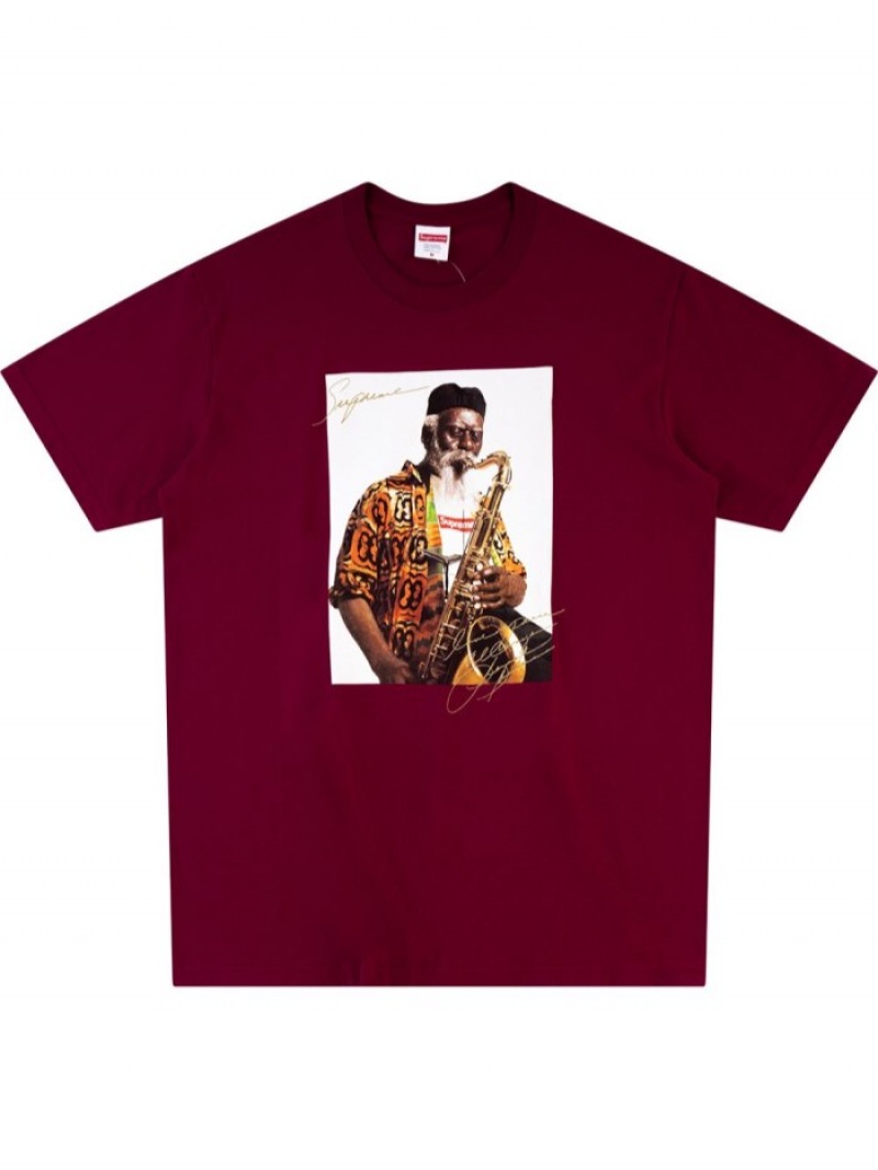 Camisetas Supreme Pharoah Sanders Crew Neck Hombre Rojas Colombia | X4B-40888