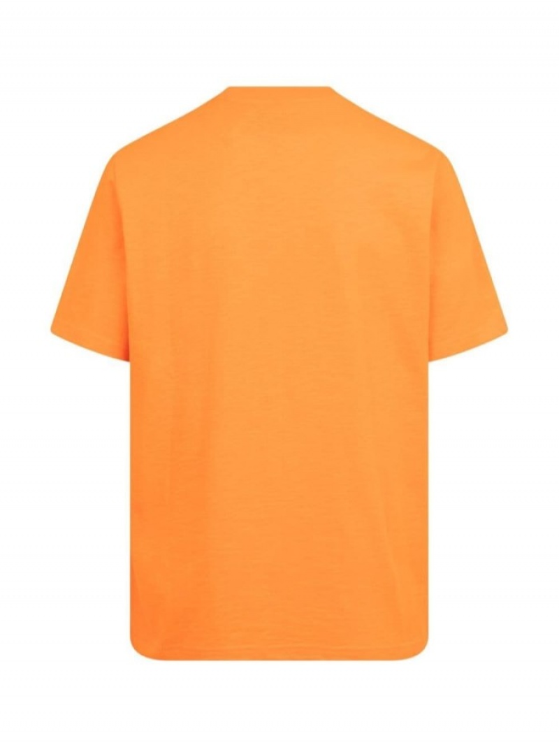 Camisetas Supreme Pocket-detail Crew-neck Hombre Orange  Colombia | H9B-34023