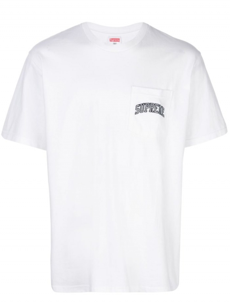 Camisetas Supreme Raiders 47 Pocket Hombre Blancas Colombia | R1K-36572