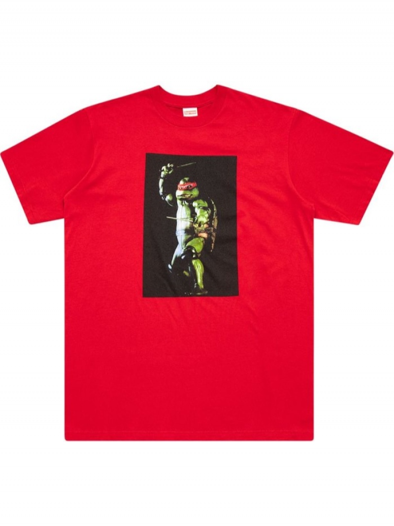 Camisetas Supreme Raphael Estampadas-print Hombre Rojas Colombia | Z0N-32659