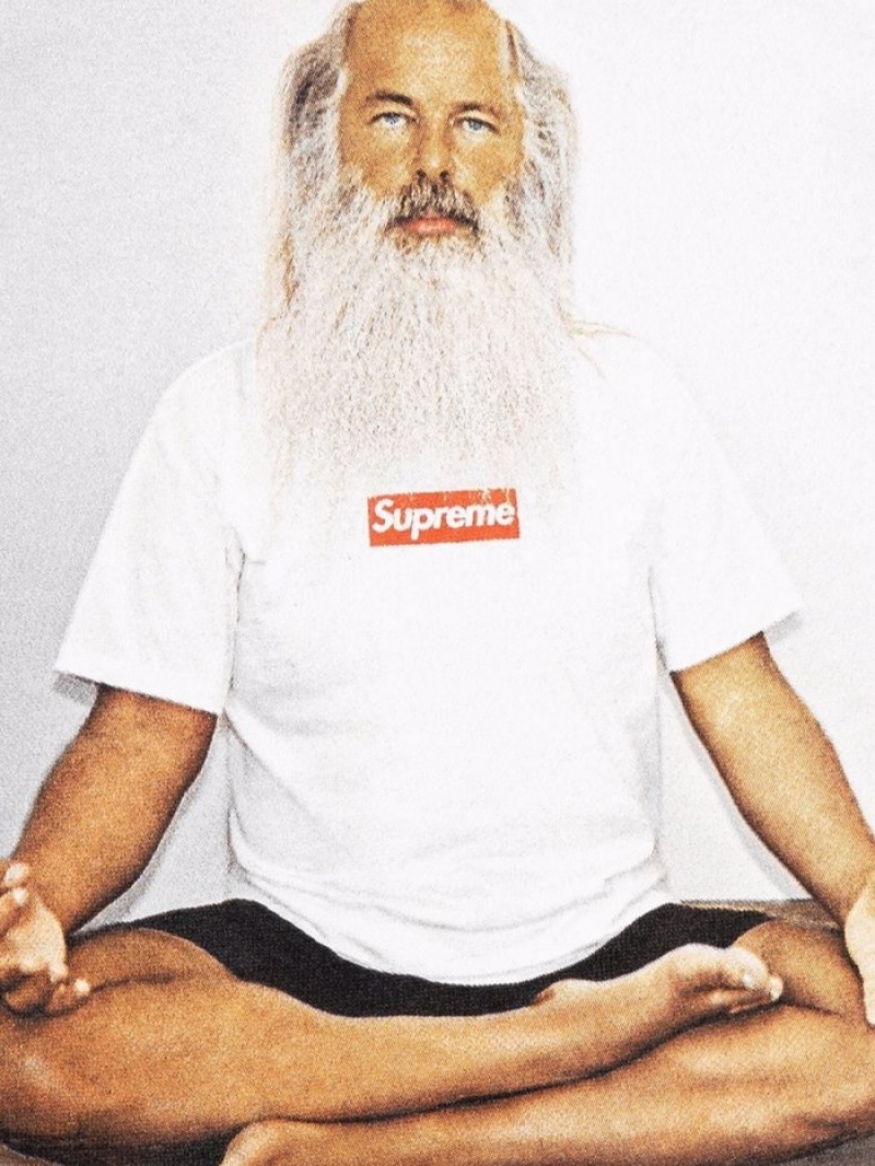 Camisetas Supreme Rick Rubin Crew Neck Hombre Gris Colombia | L1Y-57330