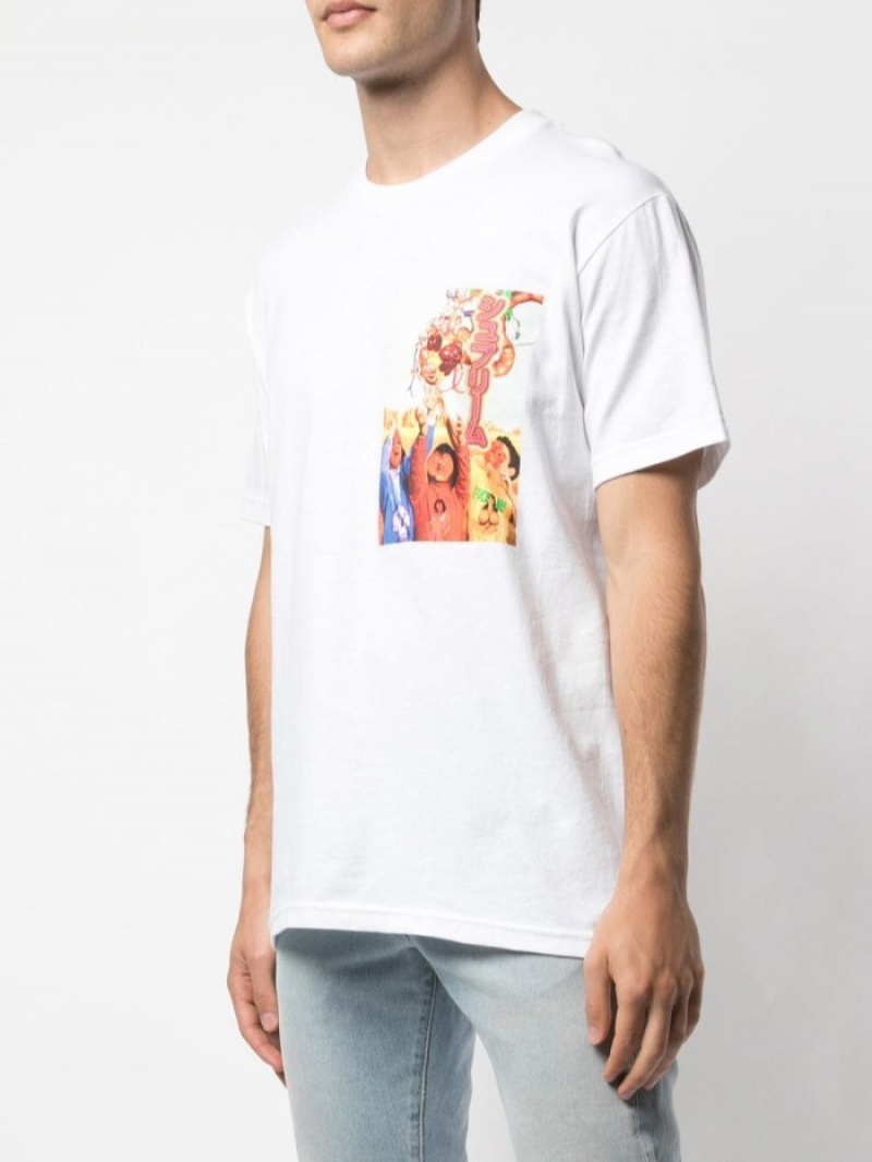 Camisetas Supreme Sekintani Estampadas-print Hombre Blancas Colombia | Z5V-43984