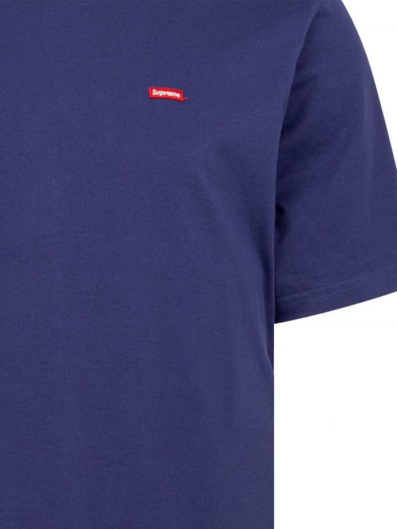 Camisetas Supreme Small Box Crew Neck Hombre Azules Colombia | X3V-53829