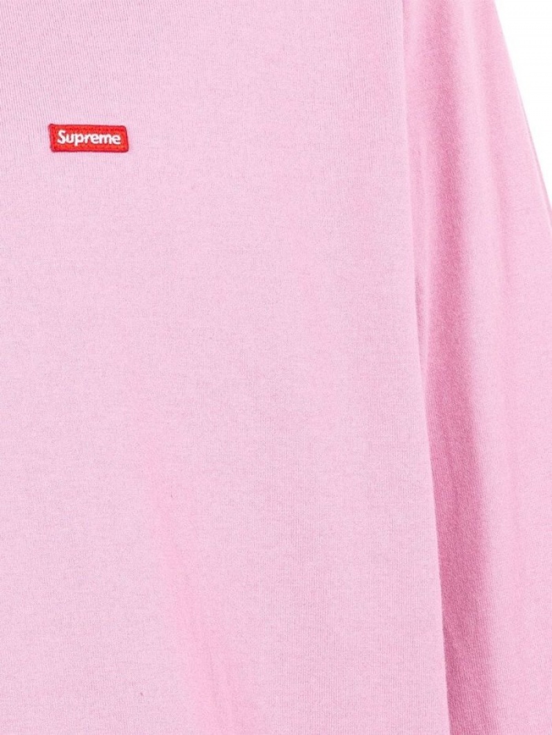 Camisetas Supreme Small Box Logo Hombre Rosas Colombia | C8V-28507