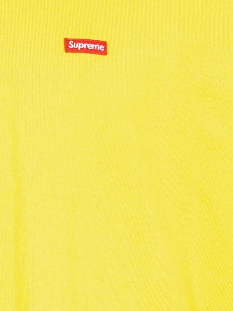 Camisetas Supreme Small Box Long-sleeve Hombre Amarillo Colombia | O2Q-52037