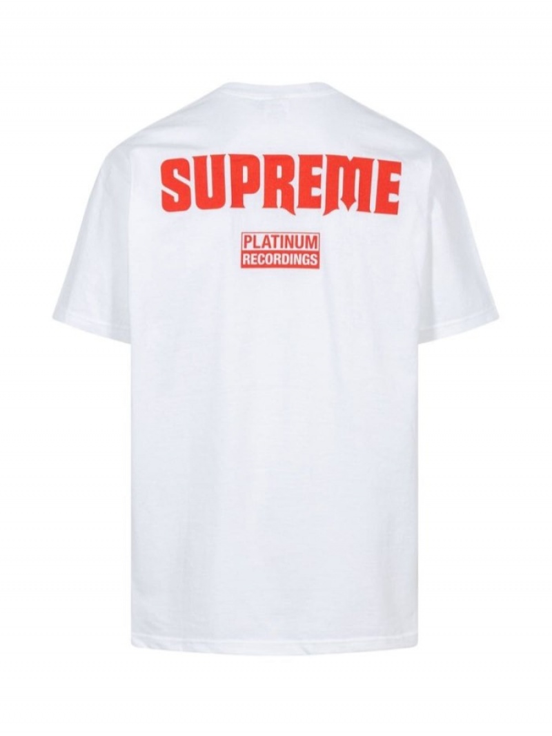 Camisetas Supreme Still Talking Estampadas-print Hombre Blancas Colombia | L8S-87625