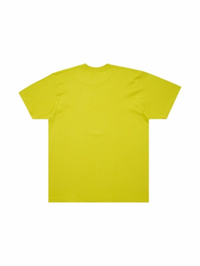 Camisetas Supreme Super Cream Estampadas-print Hombre Amarillo Colombia | B8O-11332