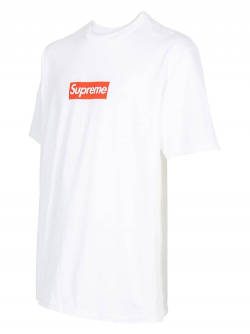 Camisetas Supreme West Hollywood Box Logo Hombre Blancas Colombia | A4L-32531