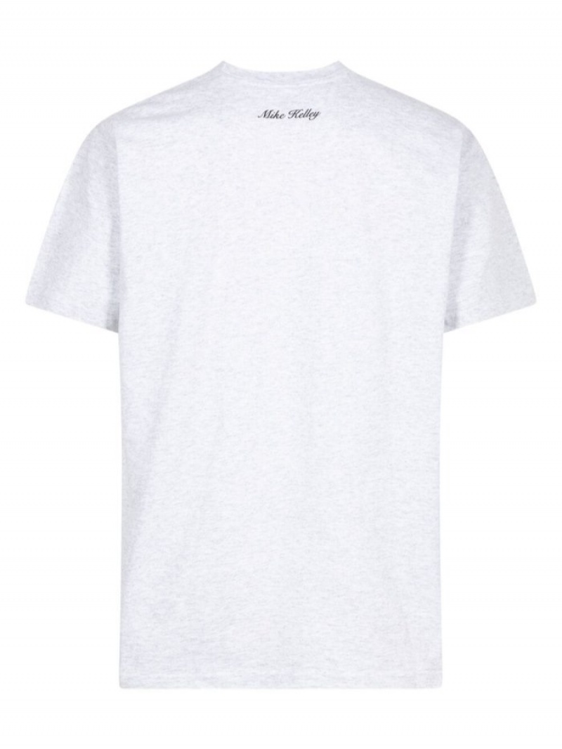 Camisetas Supreme X Mike Kelley Empire State Build Hombre Gris Claro Colombia | E5X-42430