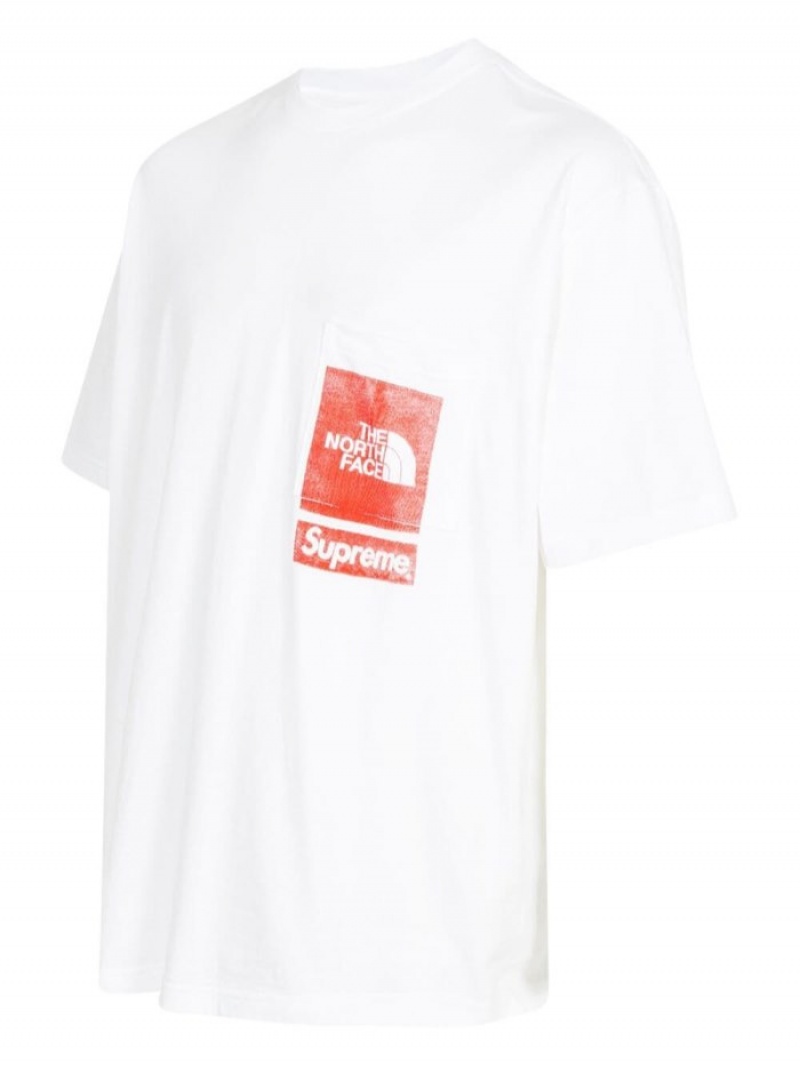 Camisetas Supreme X Tnf Printed Pocket 