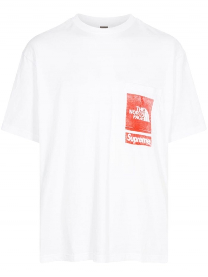 Camisetas Supreme X Tnf Printed Pocket \