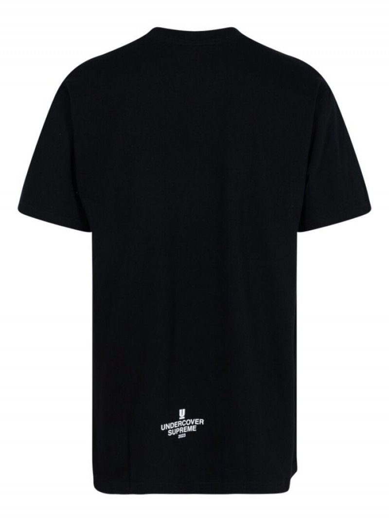 Camisetas Supreme X Undercover Face Hombre Negras Colombia | K2J-84003