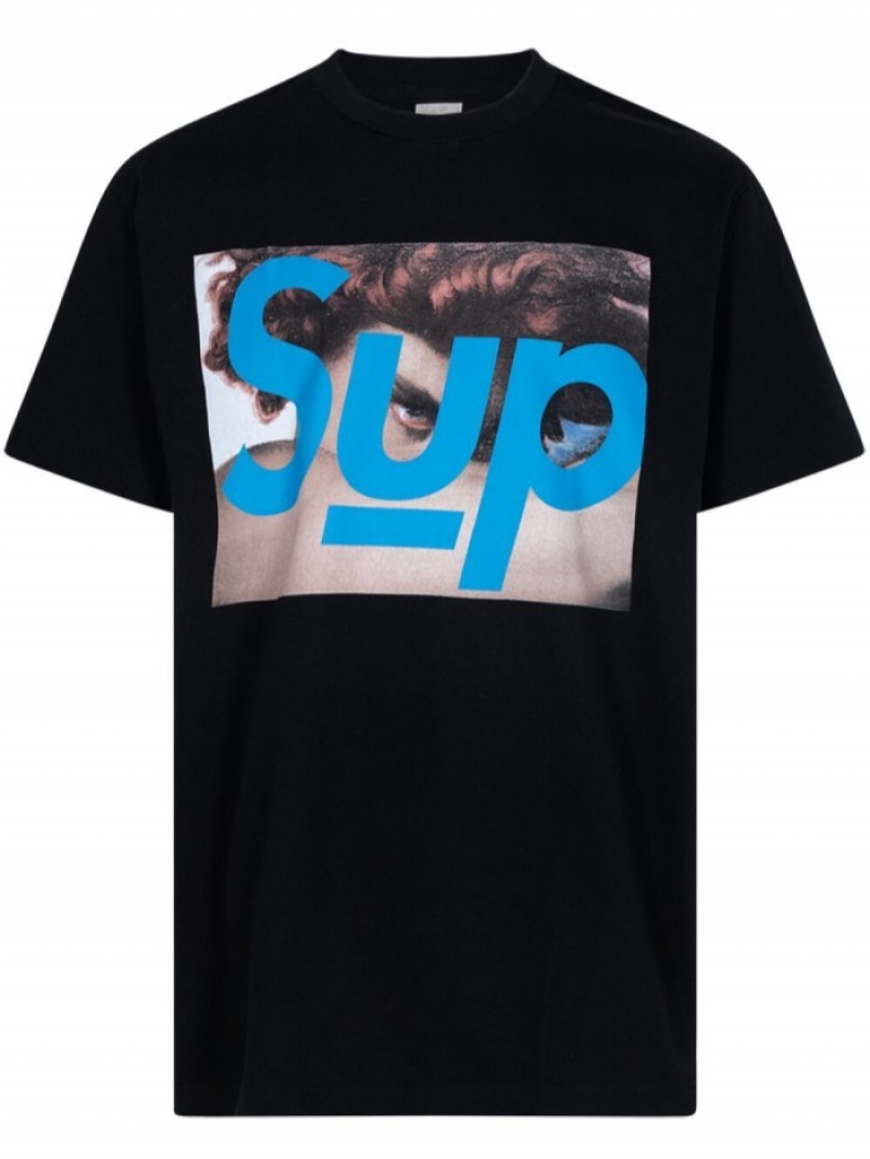 Camisetas Supreme X Undercover Face Hombre Negras Colombia | K2J-84003