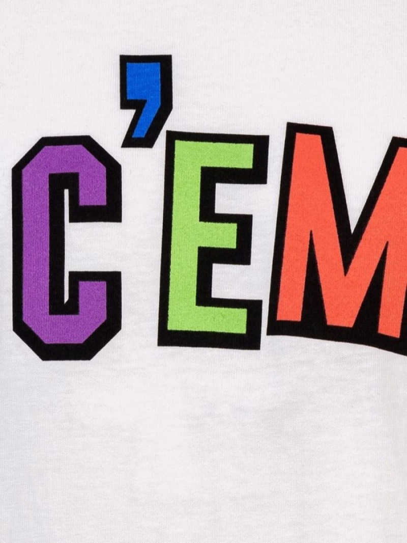 Camisetas Supreme X Wtaps Sic'em Crew Neck Hombre Blancas Colombia | U3D-48708