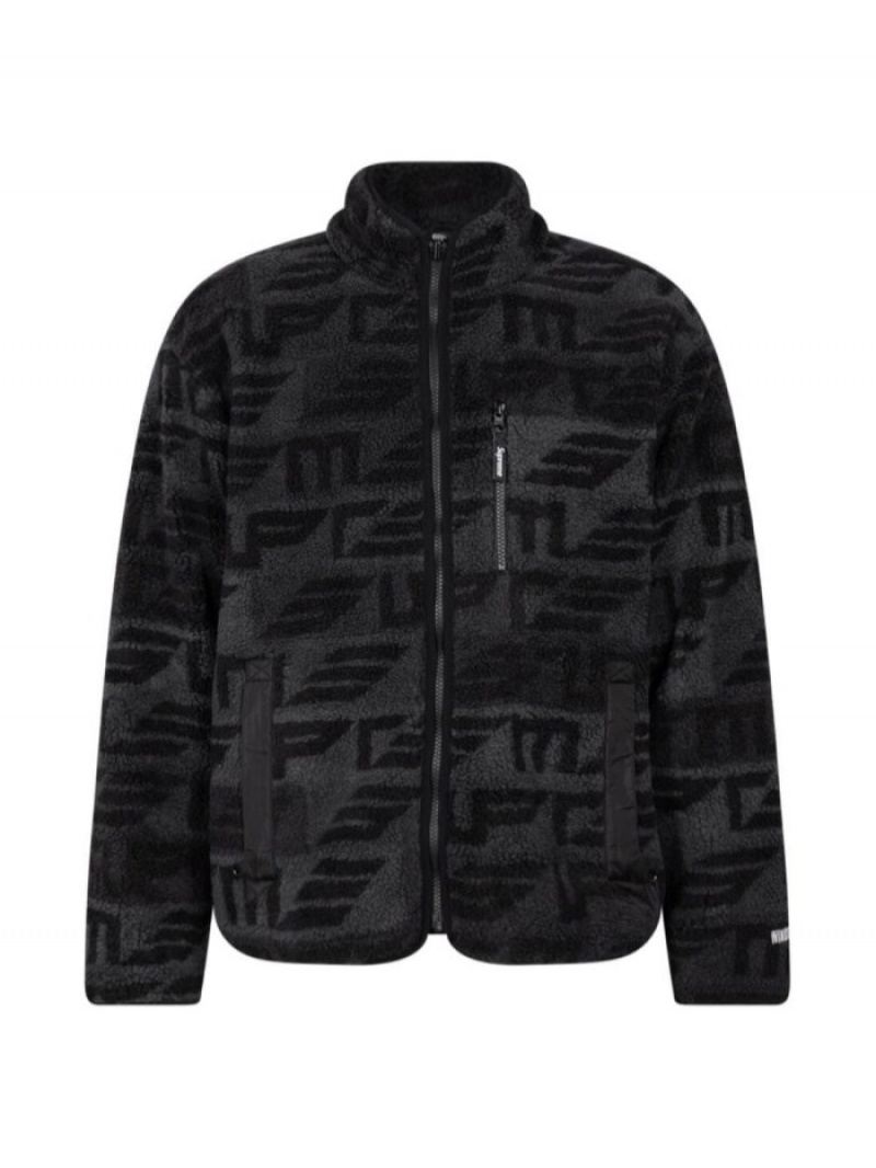 Cortavientos Supreme Geo Reversible Windstopper Fleece Jacket Hombre Negras Colombia | V8S-25599