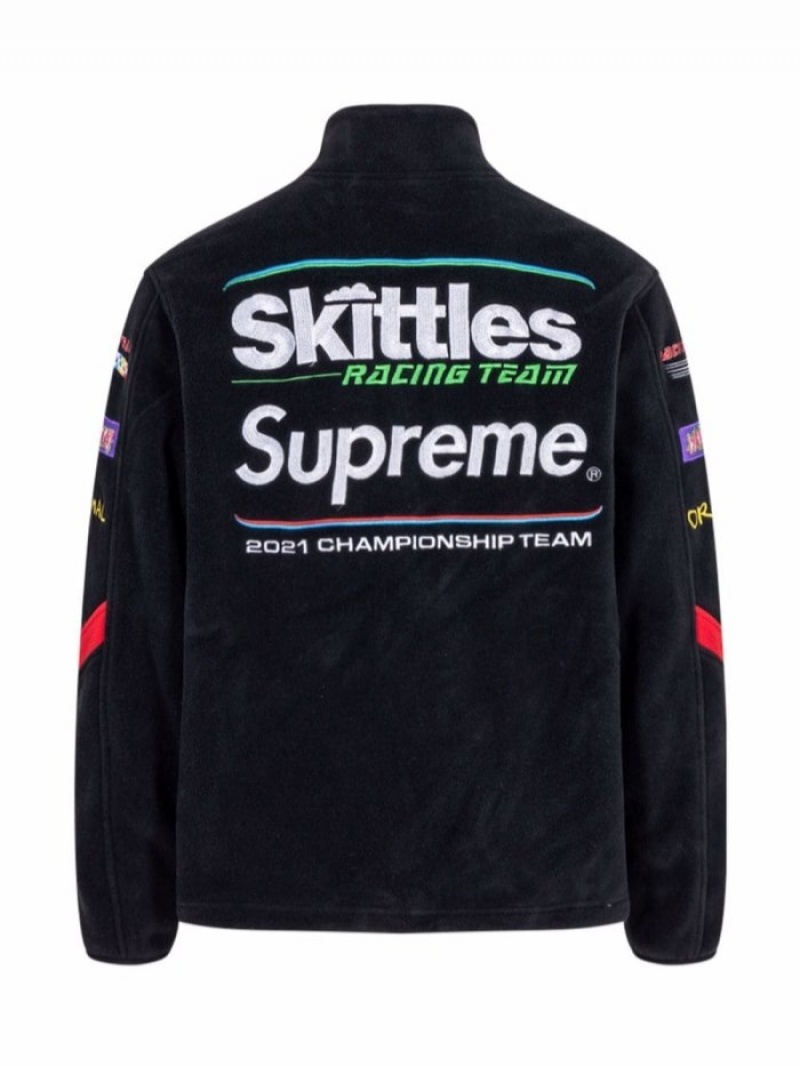 Cortavientos Supreme X Skittles Polartec Jacket Hombre Negras Colombia | C9K-20675