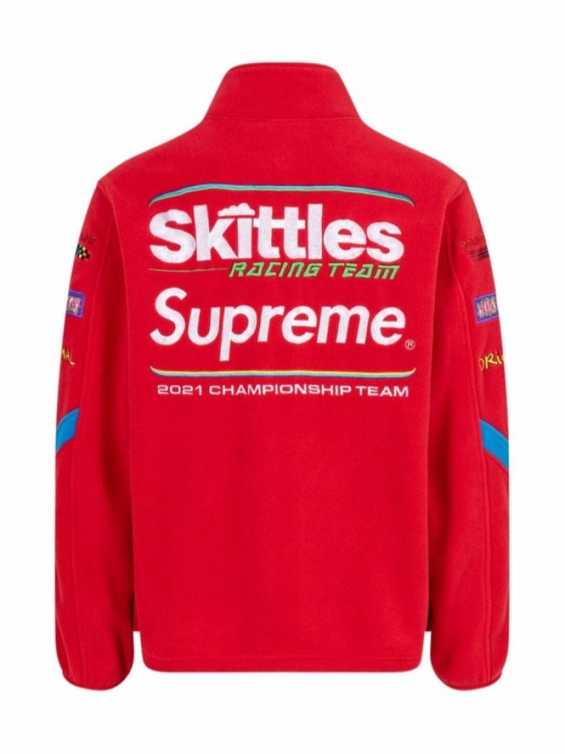 Cortavientos Supreme X Skittles X Polartec Jacket Hombre Rojas Colombia | M4J-83585