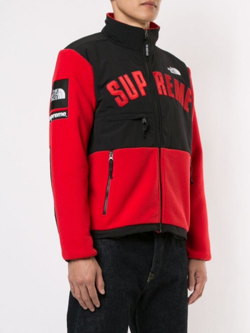 Cortavientos Supreme X The North Face Arc Logo Denali Fleece Jacket Hombre Rojas Colombia | M7G-34635