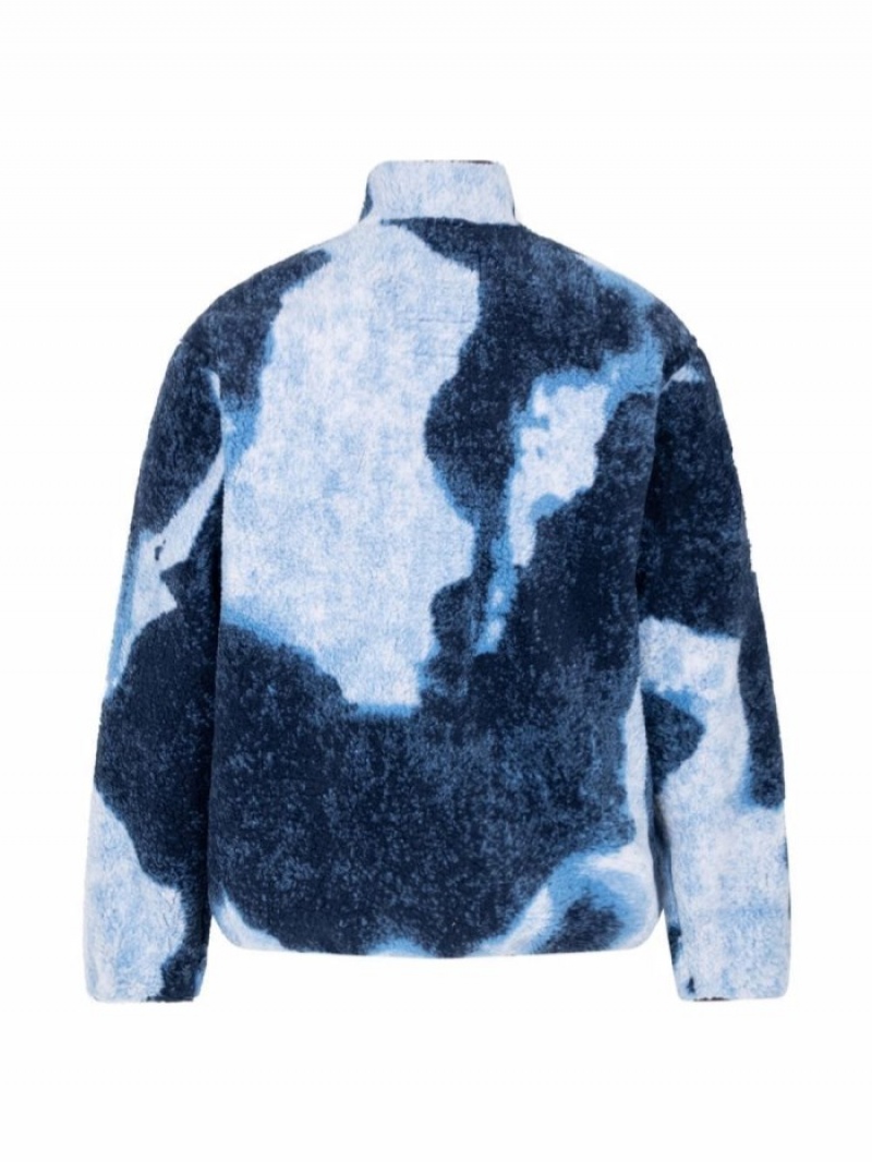 Cortavientos Supreme X The North Face Bleached Denim Fleece Jacket Hombre Azules Colombia | P6E-08301