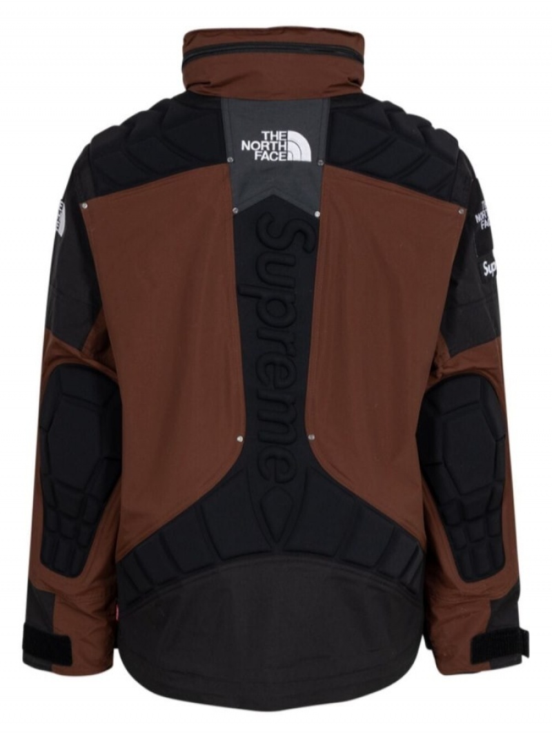 Cortavientos Supreme X The North Face Steep Tech Apogee Jacket Hombre Marrones Negras Colombia | C2O-59054